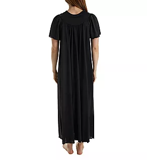 Beloved 53 Inch Flutter Sleeve Gown Black S