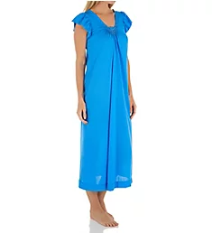 Cherish 50 Inch Cap Sleeve Nightgown Sapphire S