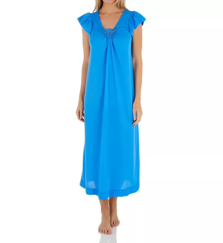 Shadowline Cherish 50 Inch Cap Sleeve Nightgown 32510 - Image 1