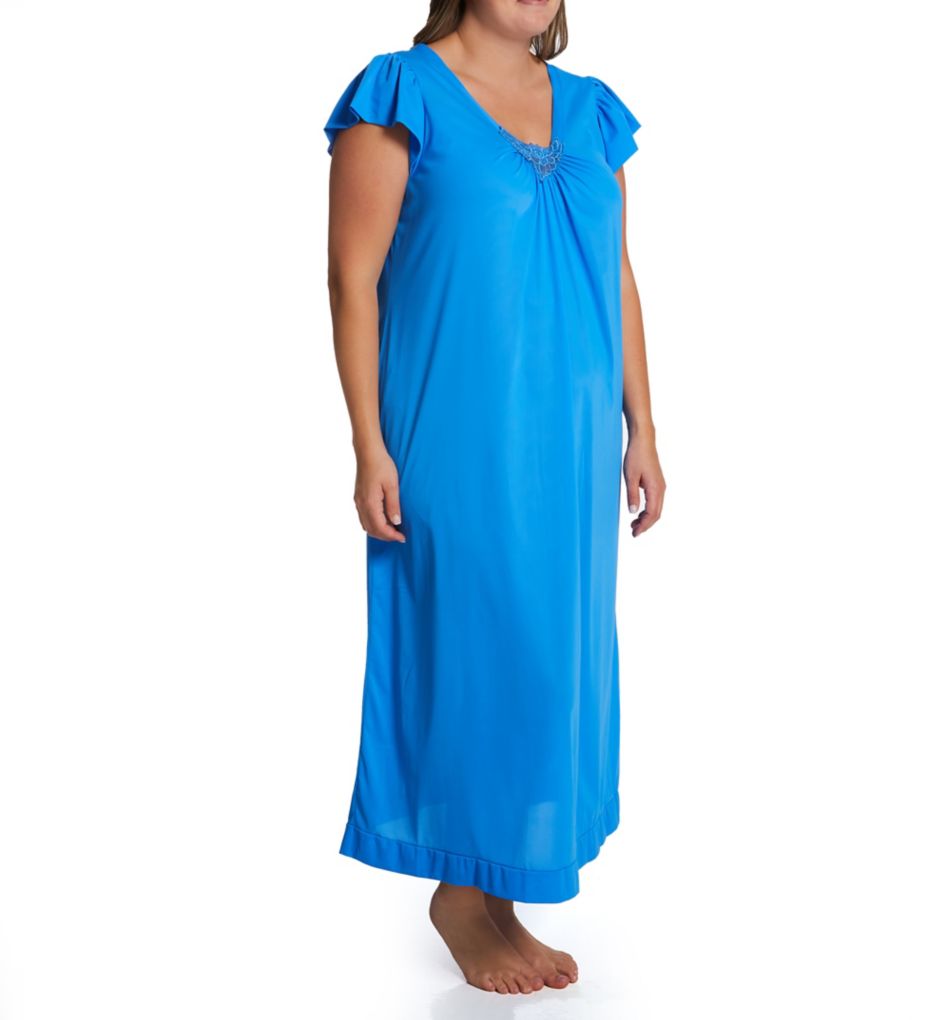 50" Cap Sleeve Nightgown-fs