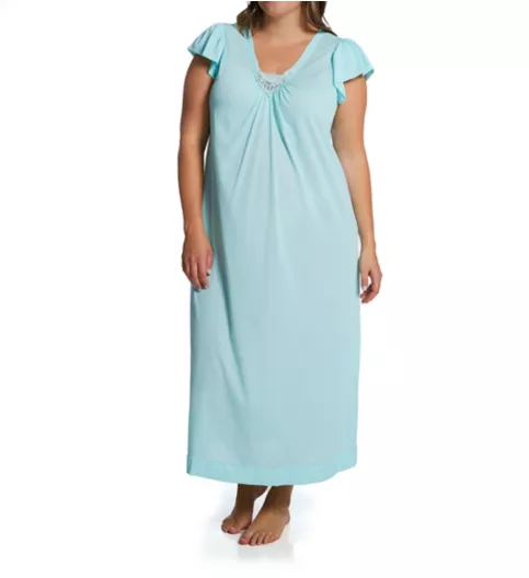 Shadowline Plus Cherish 50 Inch Cap Sleeve Nightgown 32510X