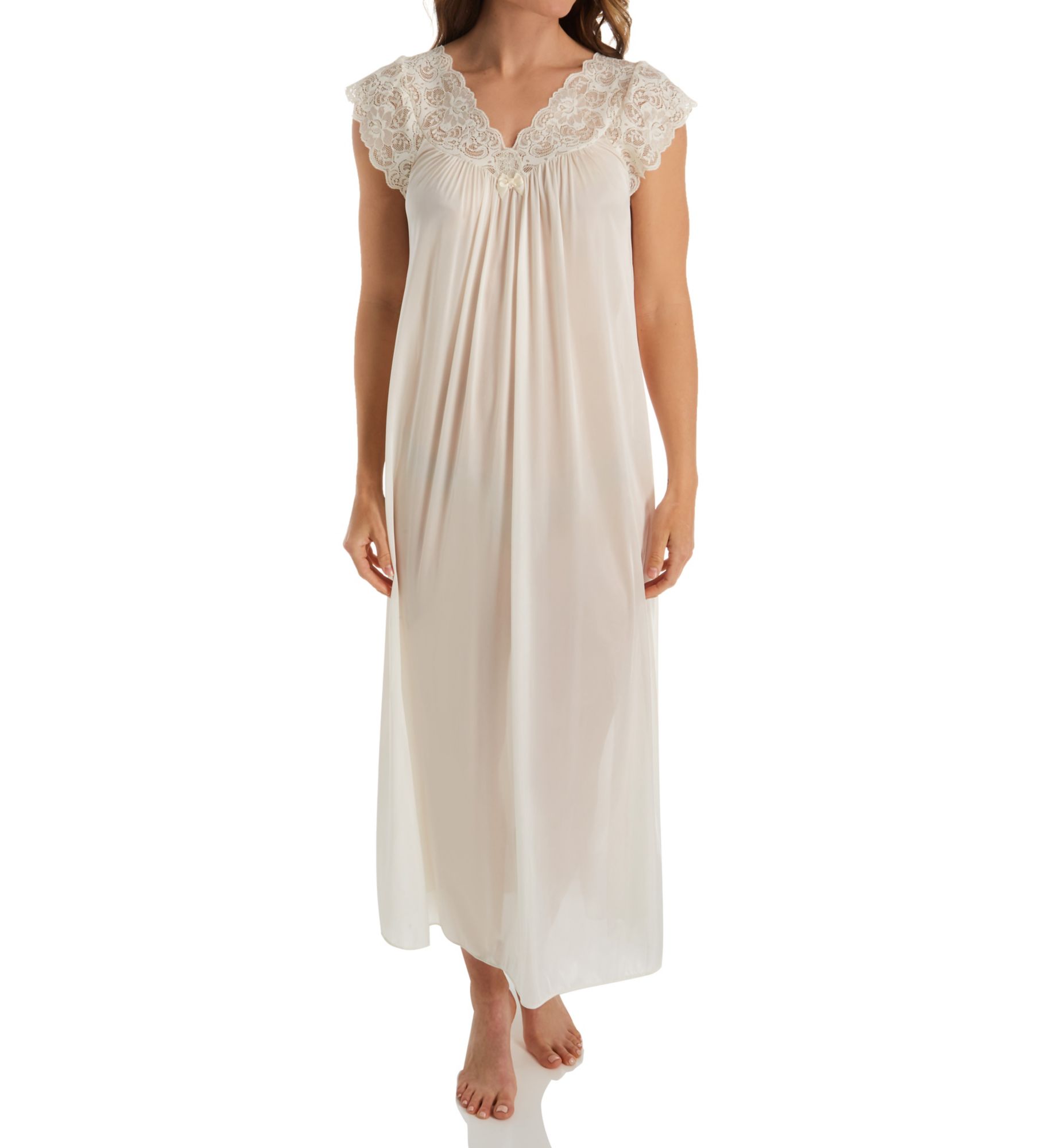 Shadowline Silhouette 53 Inch Gown Ivory S  - Image 1