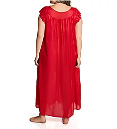 Plus Silhouette 53 Inch Gown Red 1X