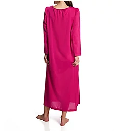 Petals 53 Inch Long Sleeve Gown Raspberry S