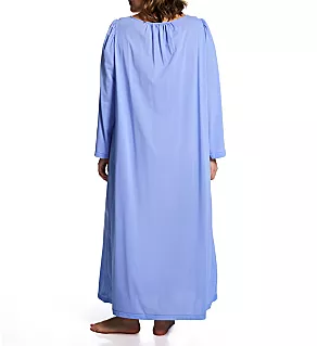 Plus Petals 53 Inch Long Sleeve Gown Lilac 3X