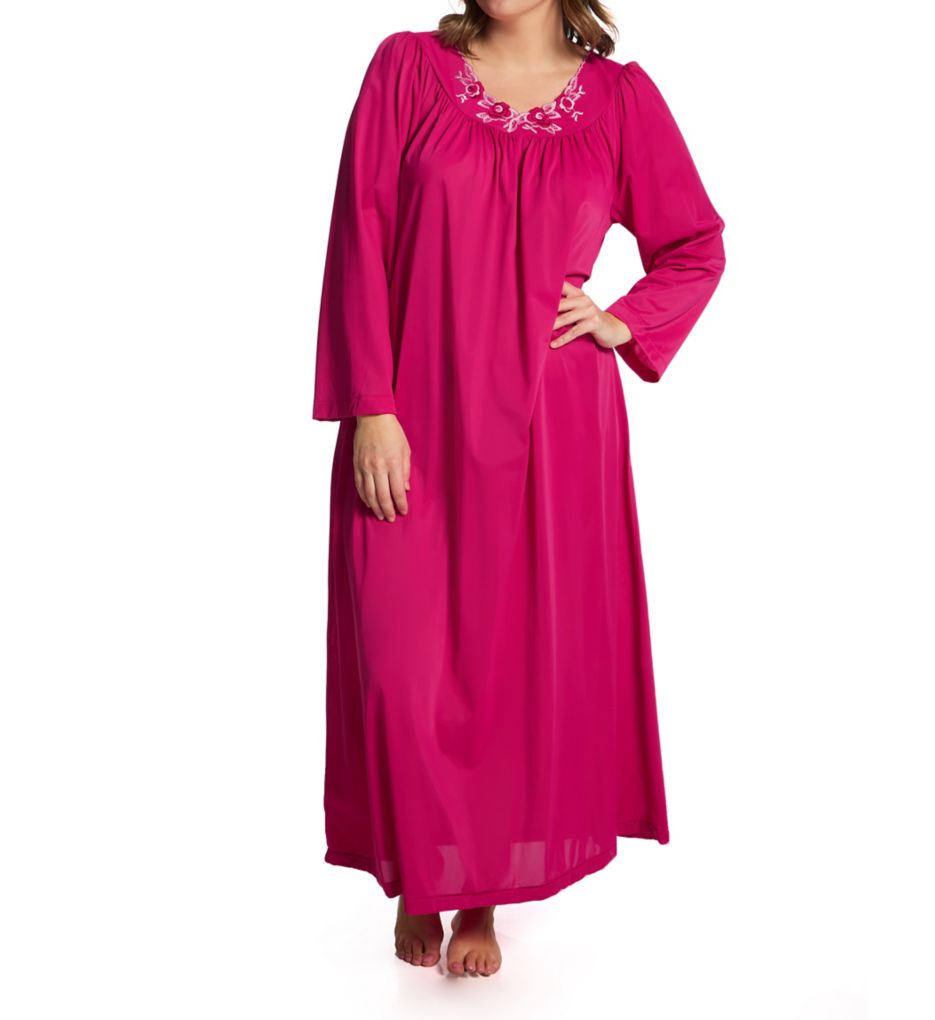 Plus Petals 53 Inch Long Sleeve Gown-gs