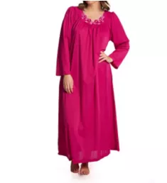 Plus Petals 53 Inch Long Sleeve Gown