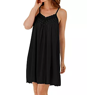 Beloved Sleeveless Short Gown Black S
