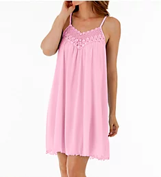Beloved Sleeveless Short Gown Pink S