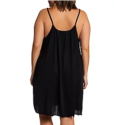 Plus Size Beloved Sleeveless Short Gown Black 1X