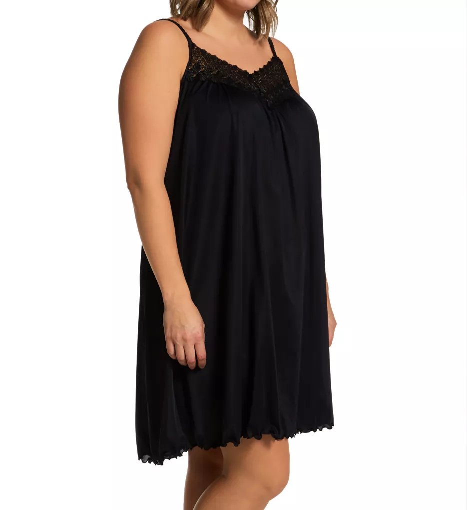 Shadowline Plus Size Beloved Sleeveless Short Gown 34275X - Image 1