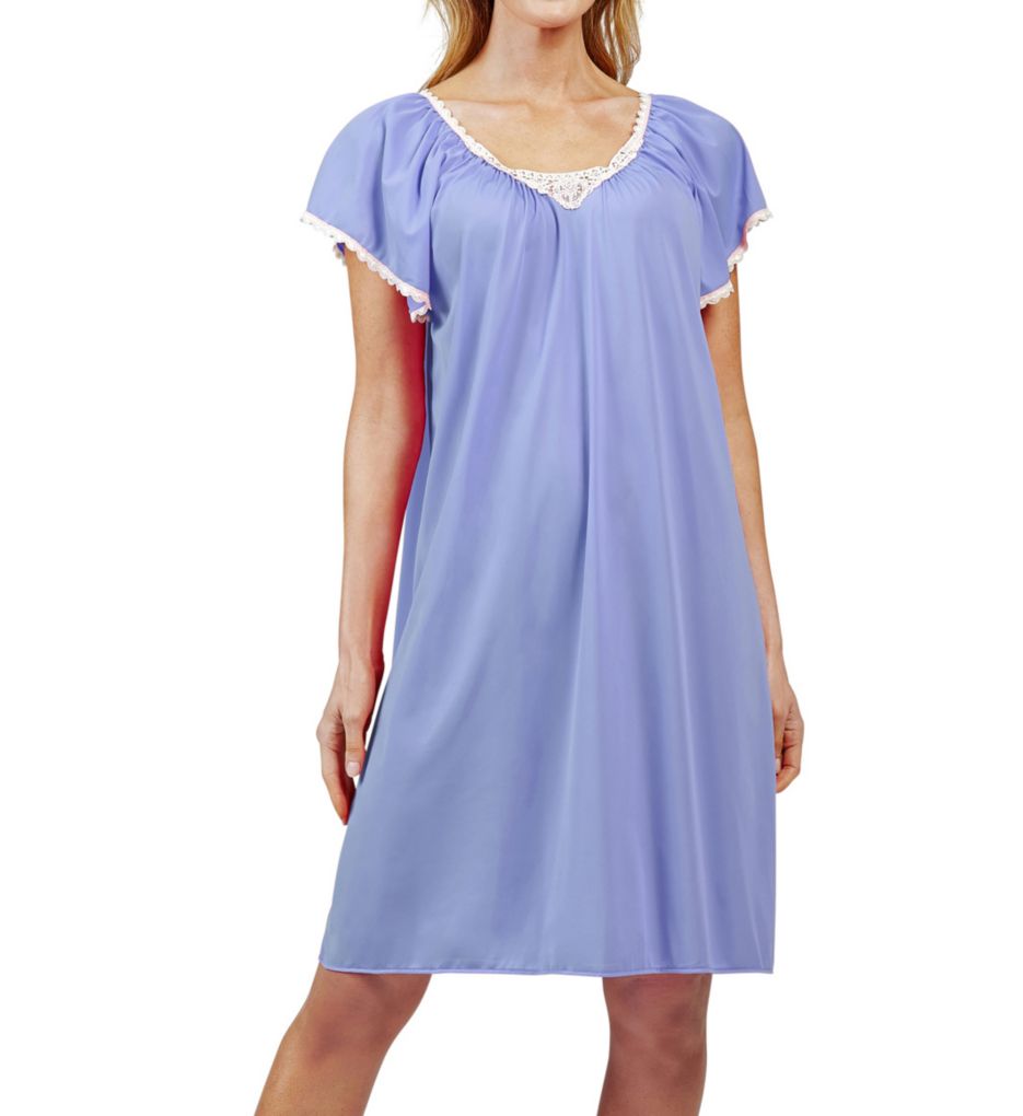 Nylon Tricot Long Nightgown