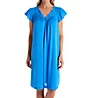 Shadowline Rosebud Nylon Tricot Short Sleeve 40 Inch Gown 36222 - Image 1