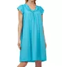 Shadowline Rosebud Nylon Tricot Short Sleeve 40 Inch Gown 36222