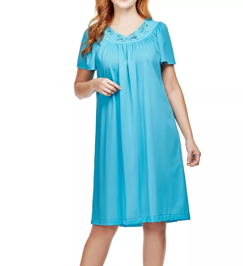 Shadowline Petals Short Sleeve Gown 36280 - Image 6