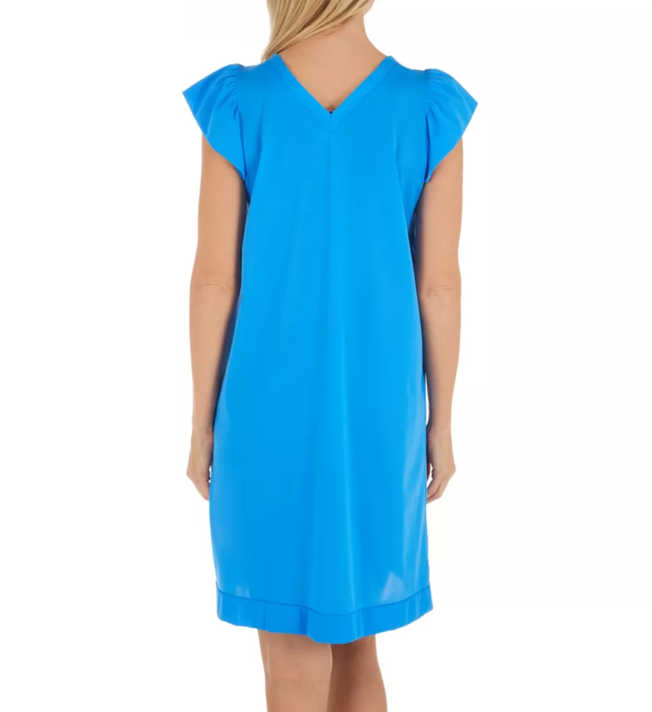 Cherish 38 Inch Cap Sleeve Nightgown Sapphire S