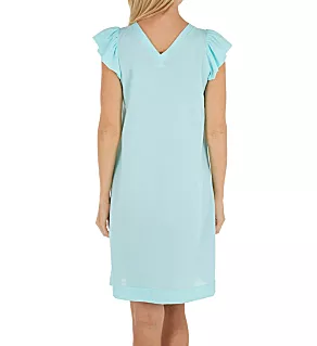 Cherish 38 Inch Cap Sleeve Nightgown SeaFoam S