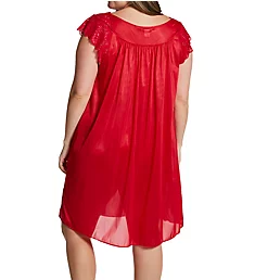 Plus Silhouette Gown Red 1X