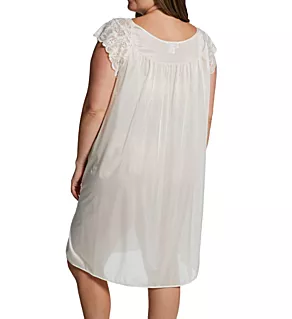 Plus Silhouette Gown Ivory 1X