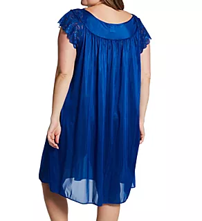 Plus Silhouette Gown Navy 1X
