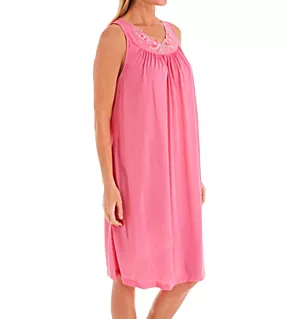 Petals 40 Inch Embroidery Gown Rosy Pink S