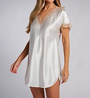 Charming Charmeuse Sleep Gown Ivory S