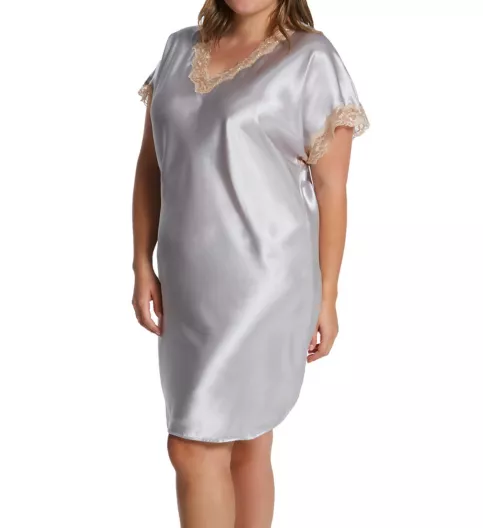 Shadowline Plus Charming Charmeuse Sleep Gown 4503X