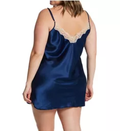 Plus Charming Chemise Navy 1X