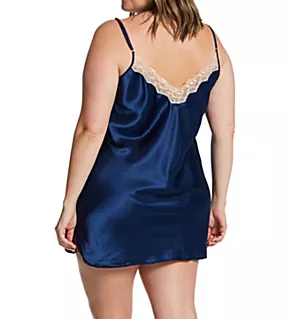 Plus Charming Chemise Navy 1X