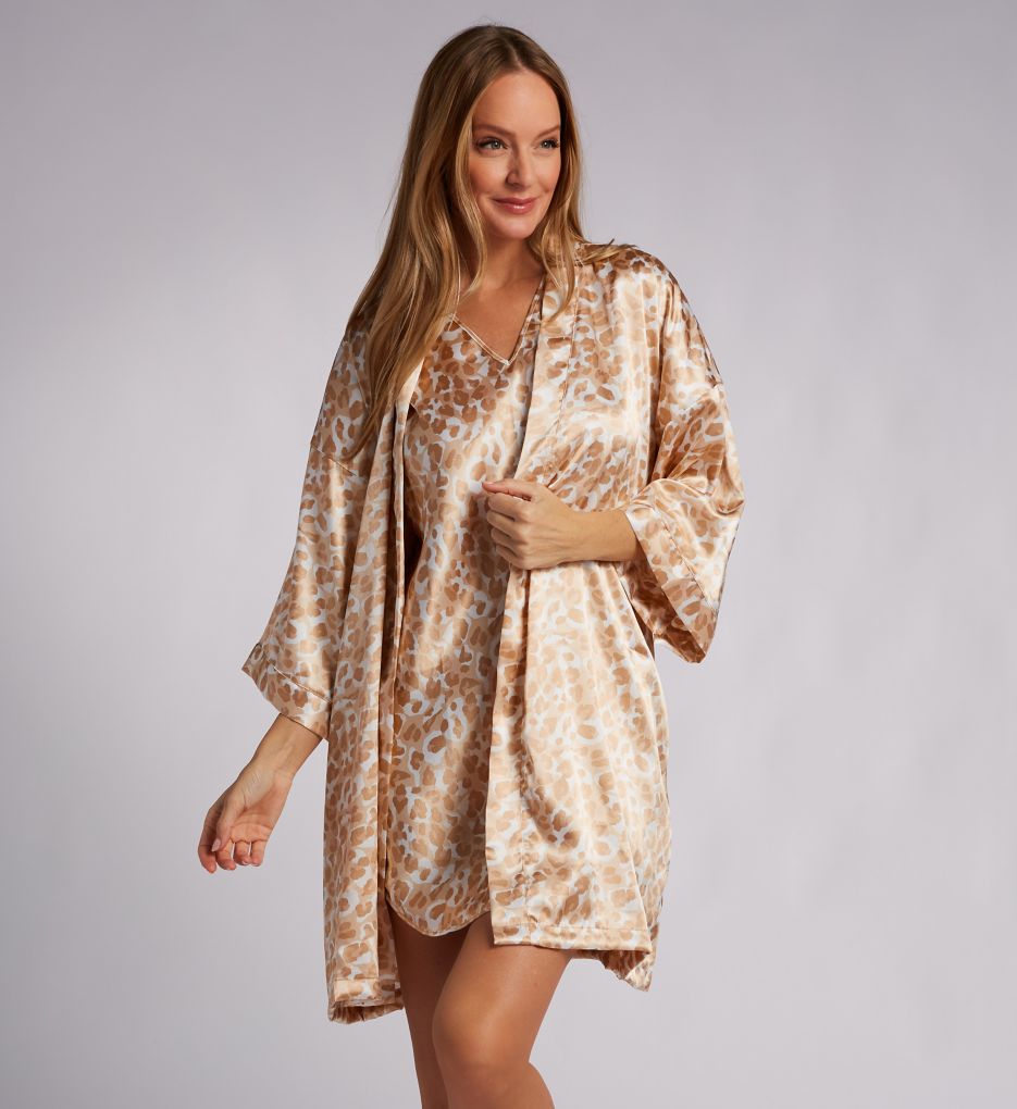 Charming Satin Wrap Robe