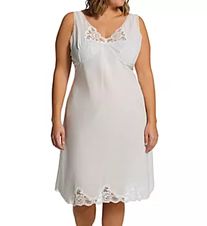 Plus Size Cotton Batiste Full Slip Ivory 44