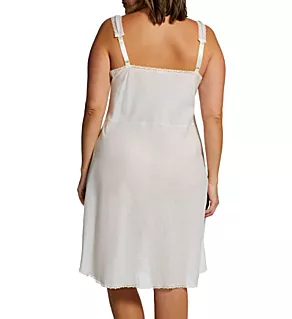 Plus Size Cotton Batiste Full Slip Ivory 44