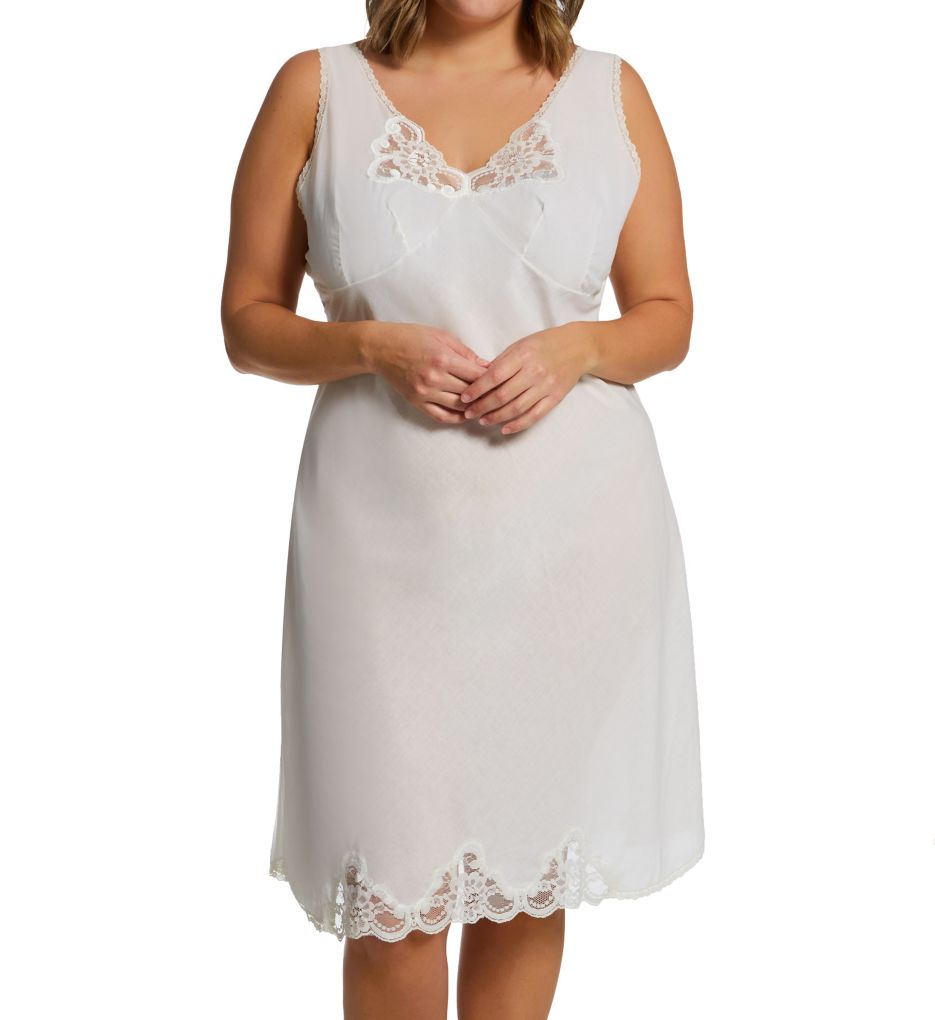 Cotton full slip hot sale plus size