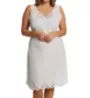 Shadowline Plus Size Cotton Batiste Full Slip 4534X - Image 1