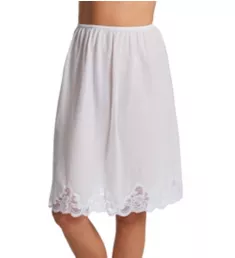 Cotton Batiste 23 Inch Half Slip White S