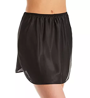 Satin Essentials 15 Inch Half Slip Black S