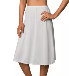 25 Inch Flare Daywear Half Slip White S