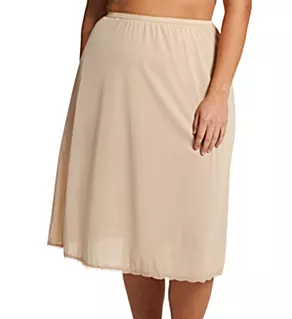 Plus Size Flare Half Slip 28 Inch Nude 1X