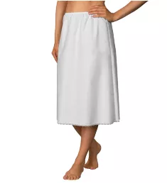 30 Inch Flare Half Slip White S