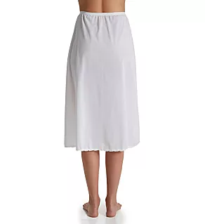 30 Inch Flare Half Slip White S