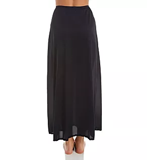 38 Inch Long Flare Half Slip Black S