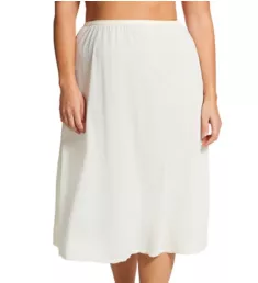 Plus Size 30 Inch Flare Half Slip Ivory 1X