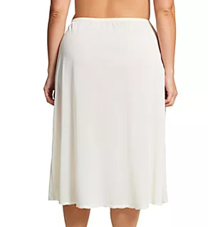 Plus Size 30 Inch Flare Half Slip Ivory 1X