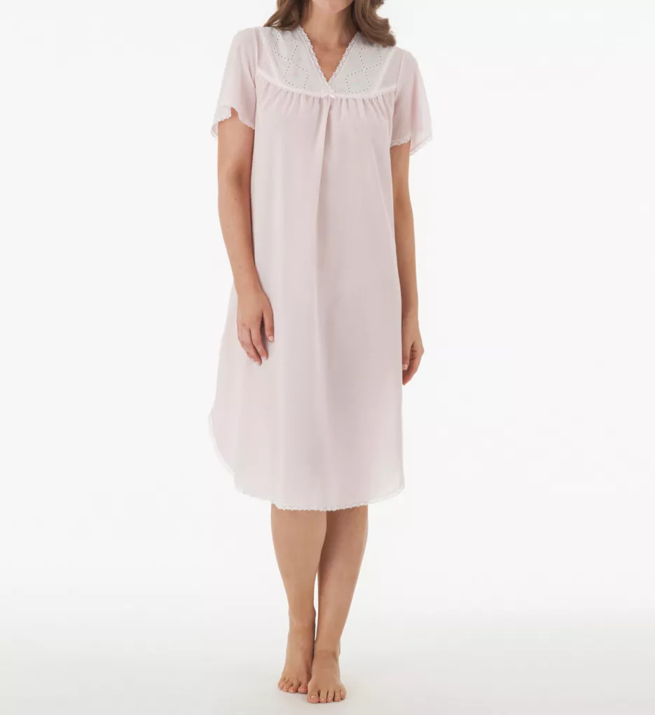 Cotton Batiste Gown Pink 1X