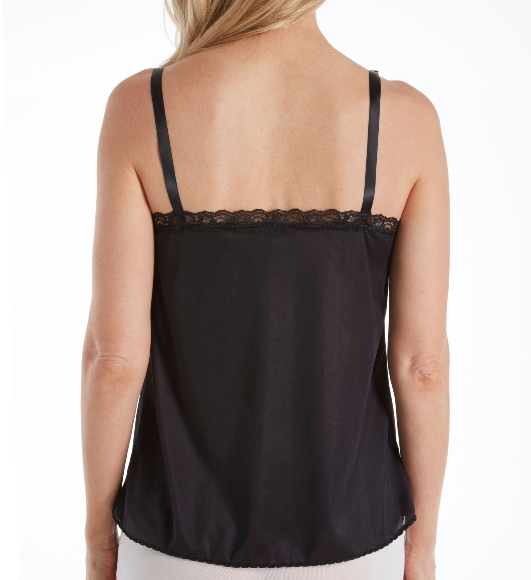 Shadowline Lace Trim Camisole Black L  - Image 2