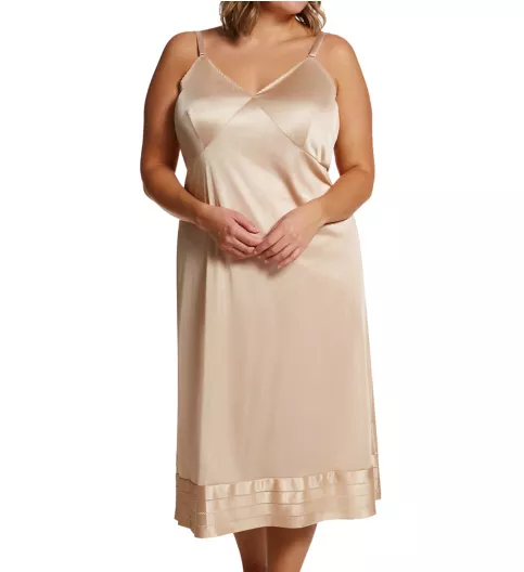 Shadowline Plus Size Adjustable Length Full Slip 6319X