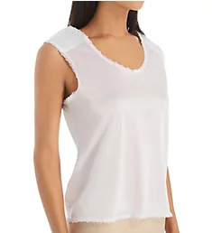 Nylon Padded Shoulder Camisole White S