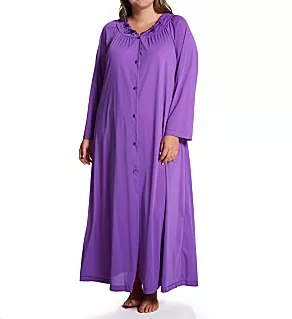 Plus Petals 54 Inch Coat Purple 1X