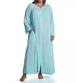 Plus Petals 54 Inch Coat SeaFoam 1X