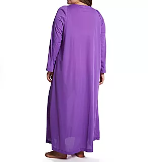 Plus Petals 54 Inch Coat Purple 1X